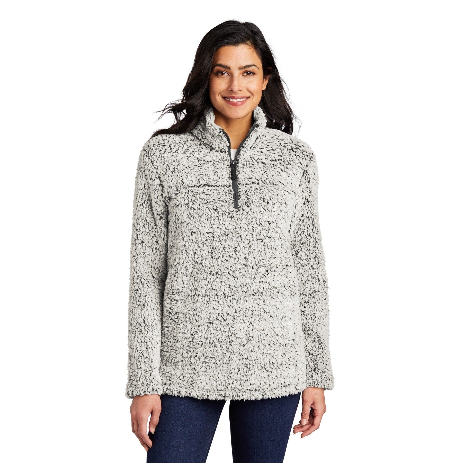 Port Authority-Port Authority® Women's Cozy 1/4-Zip Fleece L130-MedTech-3